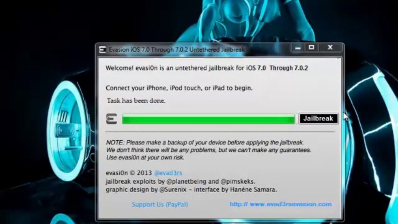 iOS 7.0.2 Untethered Jailbreak - no password