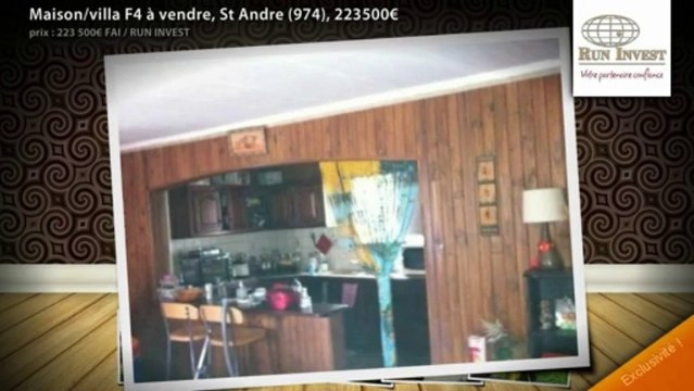 Maison/villa F4 à vendre, St Andre (974), 223500€