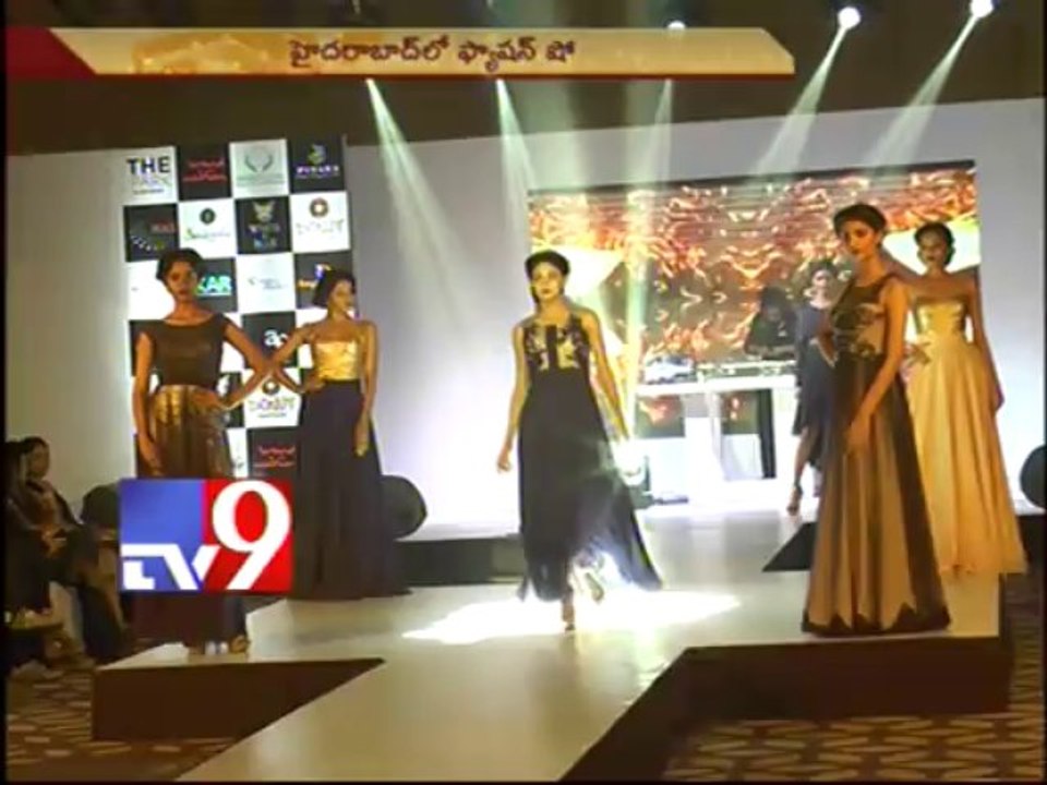 Actress Madhu Shalini walks the ramp in Hyderabad fashion show