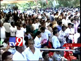 CM Kiran speaks in Srikakulam