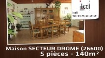 Vente - maison - SECTEUR DROME (26600)  - 140m²