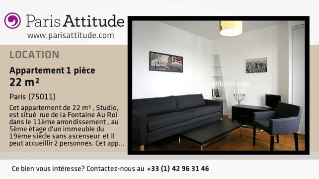 Appartement Studio à louer - Parmentier, Paris - Ref. 4710