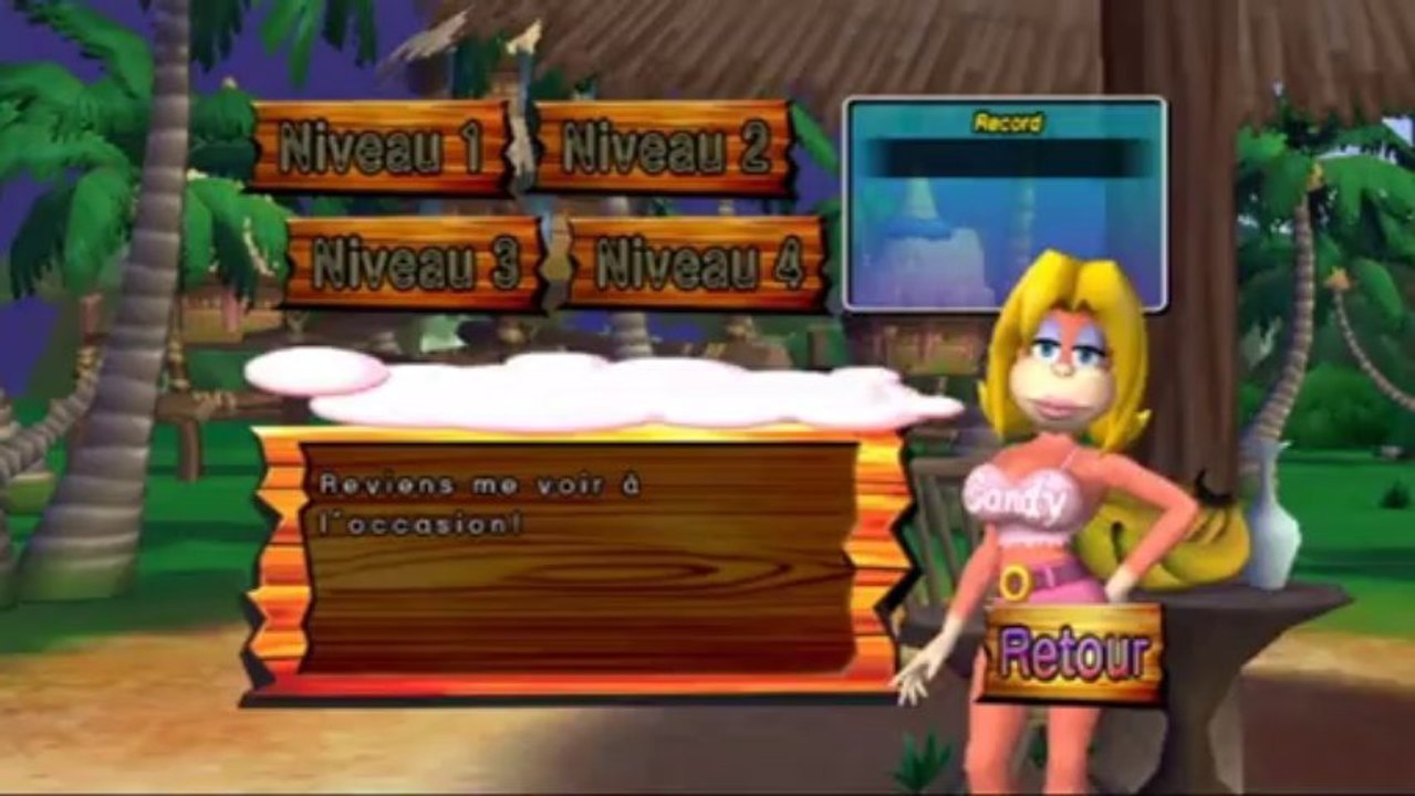 Donkey Kong : Jet Race - Défis de Candy - Niveau 4 - Défi #32 : Le roi de la Jungle DK !