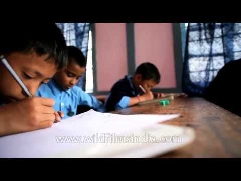 Young minds paint: Ziro school in Arunachal