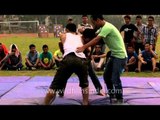 Men's wrestling competition : At the 50th Naga Fest'13-Delhi