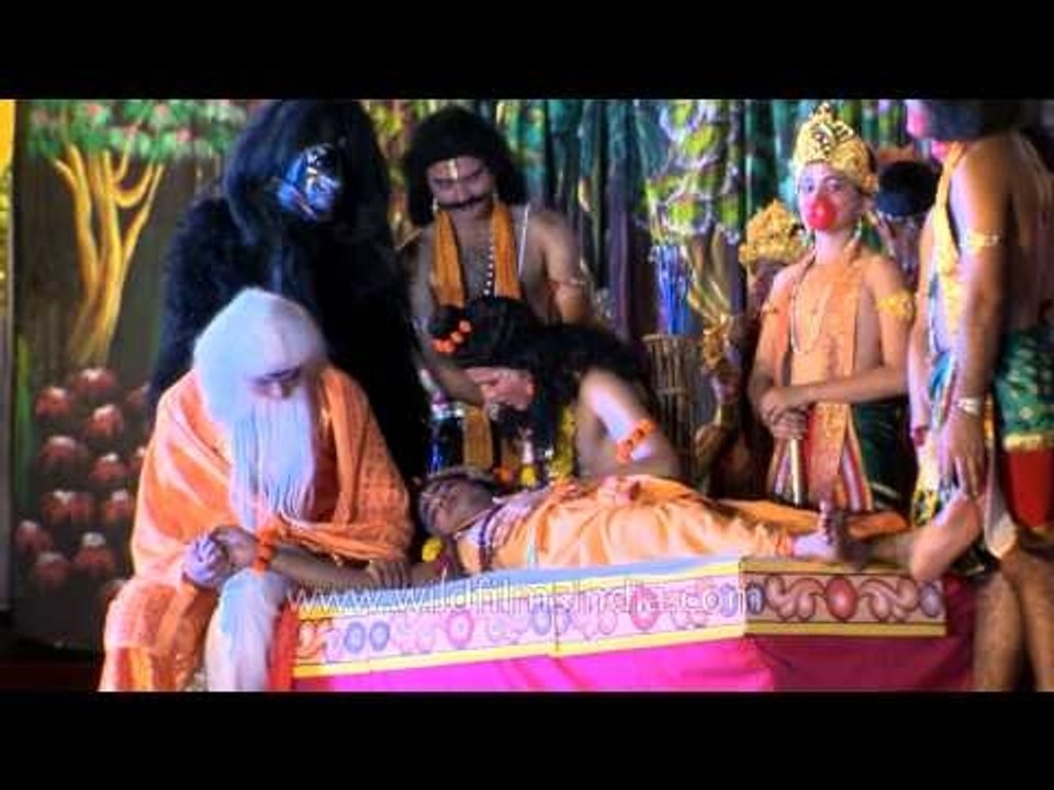 Lakshmana falls unconscious
