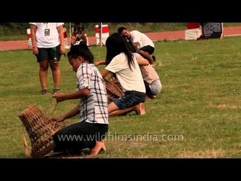 Home game basket binding : At the Naga Fest'13-Delhi