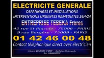 ELECTRICIEN - ELECTRICITE PARIS 17eme -- 0142460048 -- 75017