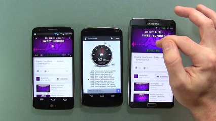 Samsung Galaxy Note 3 VS LG G2 Speaker Test