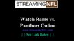 Watch Rams Panthers Game Online | St. Louis Rams vs CAROLINA Panthers Live Stream NFL Week 7