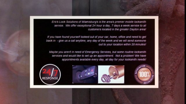 Locksmith Miamisburg (937) 969-4707 Miamisburg Locksmiths