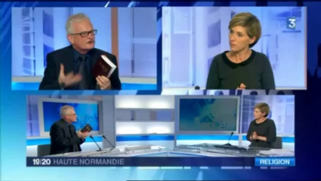 Rassemblement au zénith : Monseigneur Descubes invité de France 3 Haute-Normandie