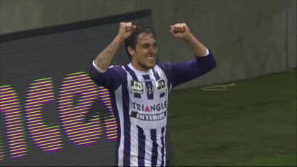 But Oscar TREJO (42ème) - Stade de Reims - Toulouse FC (1-2) - 2013/2014