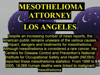 attorney mesothelioma los angeles