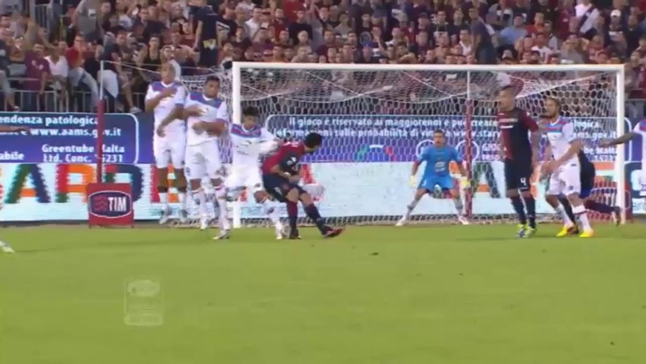 CAGLIARI-CATANIA: super Alberto Frison al Sant'Elia