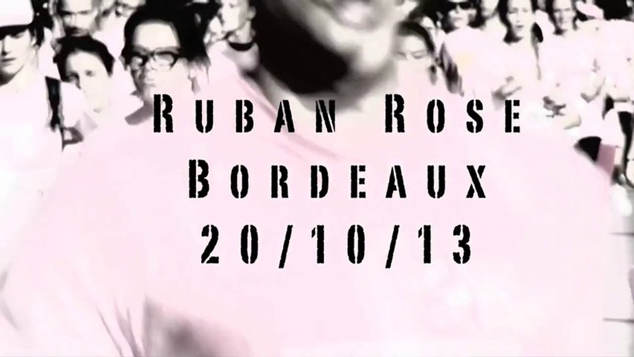 Ruban rose Bordeaux