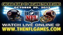 Watch Chicago Bears vs Washington Redskins Game Live Online Streaming
