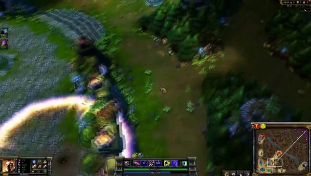 LOL FUN - Pantheon flys over map - league-of-legends