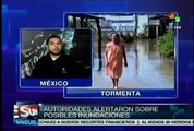 Alerta en México por posible ciclón ante fuertes lluvias
