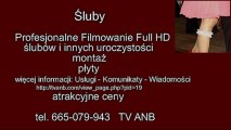 Wideofilmowanie ślubów - Szczecin - innych uroczystości jakość Full HD. TVANB