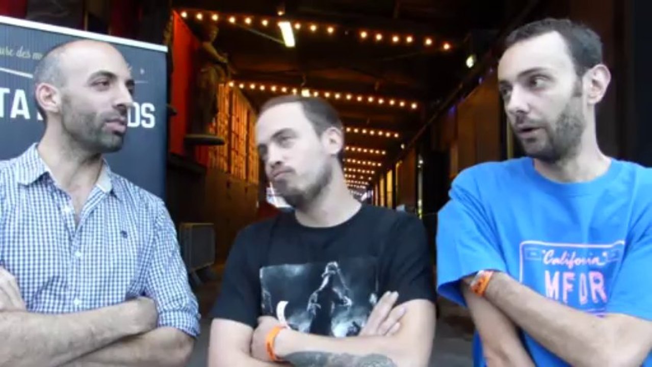 L'interview du trio de Chinese Man avant leur concert à la Fiesta des Suds 2013