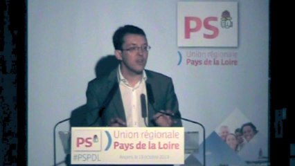 Discours de Christophe Clergeau à la convention régionale d'Angers