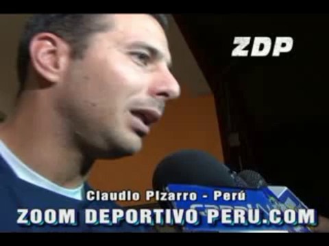 CLAUDIO PIZARRO - DELANTERO DE LA SELECCIÓN PERUANA DE FÚTBOL