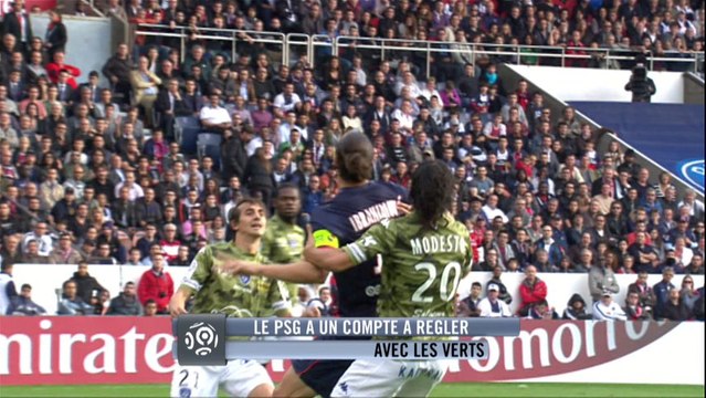 11ème journée de Ligue 1 - Présentation de AS Saint-Etienne - Paris Saint-Germain - 2013/2014