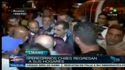 Regresan a Líbano peregrinos secuestrados por mercenarios sirios