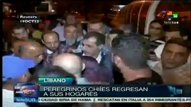 Regresan a Líbano peregrinos secuestrados por mercenarios sirios