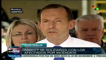 Lamenta primer Ministro de Australia ola de incendios en su país