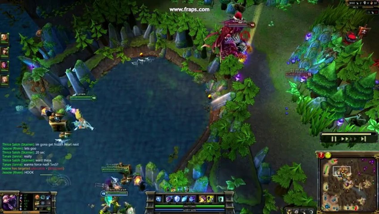 LOL FUN - Epic pull baron bug soaz - league-of-legends