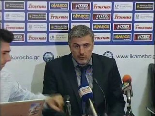 Ίκαρος Χαλκίδας-Απόλλων Πάτρας (συνέντευξη τύπου)