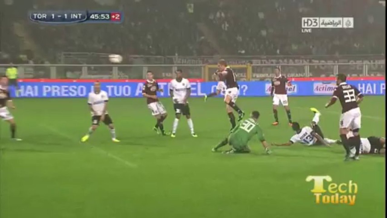 Goal - Torino 1-1 Inter - 20-10-2013 HD - guarin