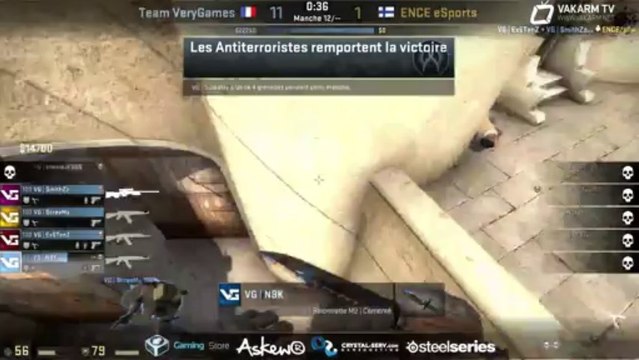 VeryGames vs ENCE eSport - de_dust2 - ESEA Saison 15