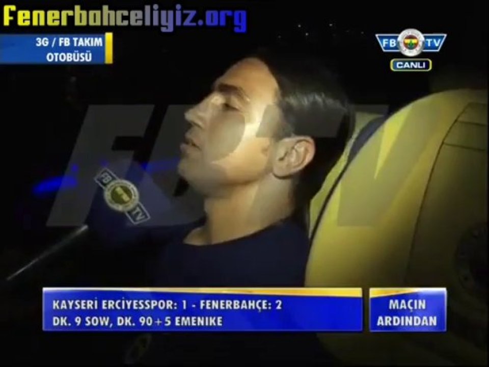 Mehmet Topuz: Emenike'nin golden sonra üzerine atladık. Az daha ölüyordu. Forvet arkadaşlara ders olsun. Son dakikaya bırakmasınlar.