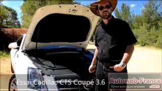 Essai Cadillac CTS Coupé 3.6 - Autoweb-France