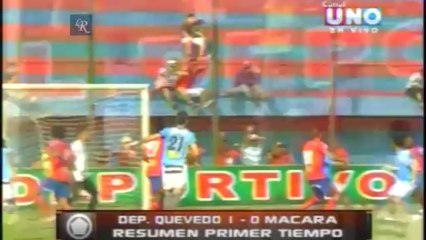 Gol de DQuevedo,  QUE vs MAC