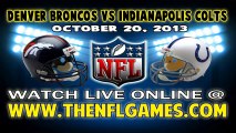 Watch Denver Broncos vs Indianapolis Colts Game Online Video Streaming