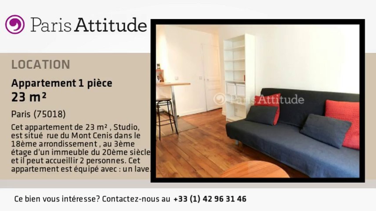 Appartement Studio à louer - Jules Joffrin - Mairie du 18ème, Paris - Ref. 8445