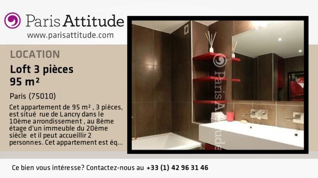 Loft 2 Chambres à louer - République, Paris - Ref. 8331