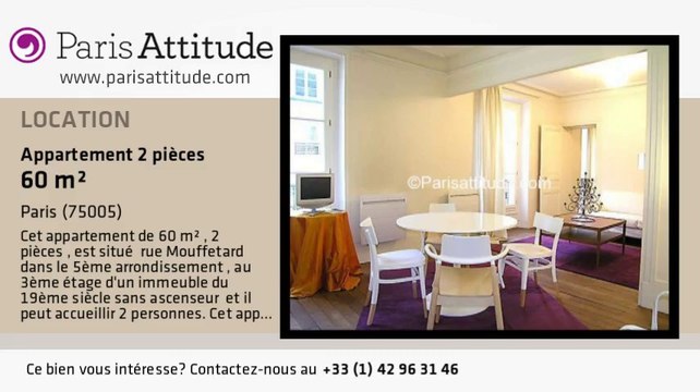 Appartement 1 Chambre à louer - Place Monge, Paris - Ref. 6606
