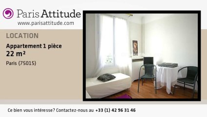 Appartement Studio à louer - Convention, Paris - Ref. 2966