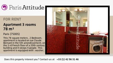 2 Bedroom Apartment for rent - Port Royal, Paris - Ref. 8421