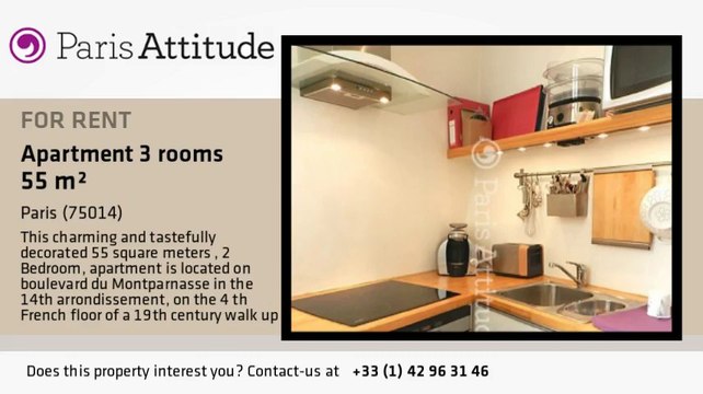 2 Bedroom Apartment for rent - Montparnasse, Paris - Ref. 8543