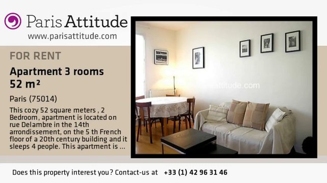 2 Bedroom Apartment for rent - Montparnasse, Paris - Ref. 6073