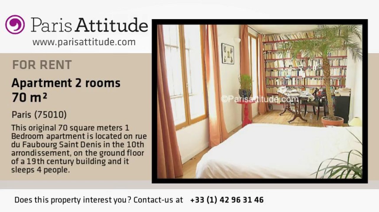 1 Bedroom Loft for rent - Gare de l'Est/Gare du Nord, Paris - Ref. 2185