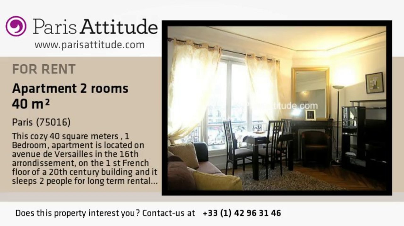 1 Bedroom Apartment for rent - Auteuil, Paris - Ref. 5727