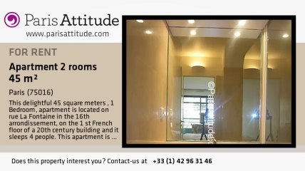 1 Bedroom Apartment for rent - Maison de la Radio, Paris - Ref. 5975