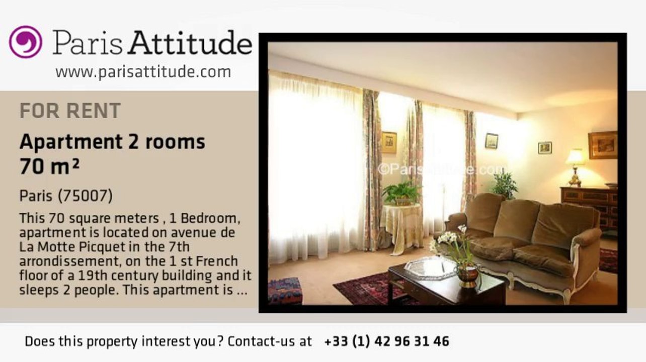 1 Bedroom Apartment for rent - Tour Eiffel, Par...